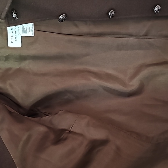 Saks Fifth Avenue "The Works" women's Wool/Cashmere Blazer - Picture 7 of 7